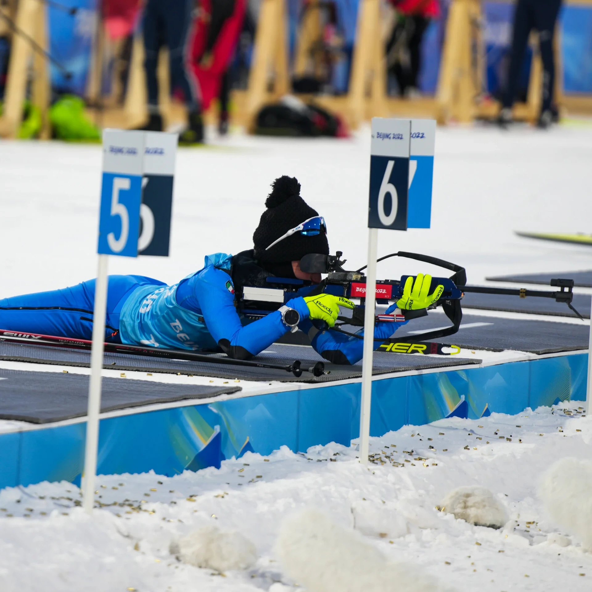 乐游棋牌冬季两项赛事精彩瞬间